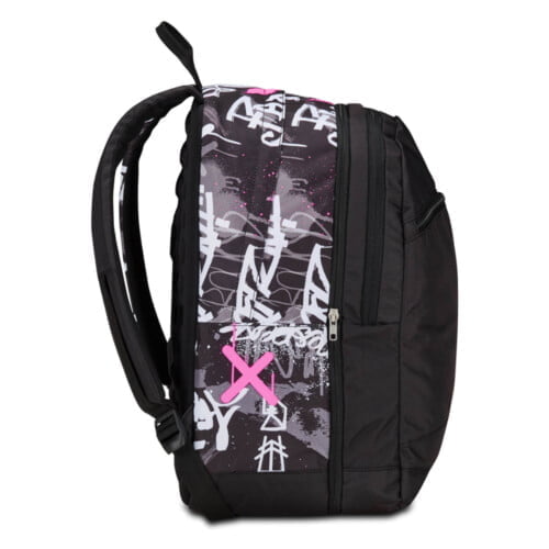 Zaino SEVEN pro XXL DETACH Reversibile Graffiti Rosa - immagine 11