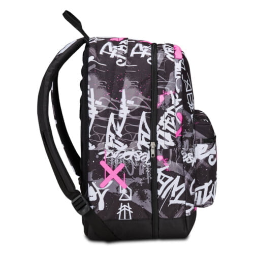 Zaino SEVEN pro XXL DETACH Reversibile Graffiti Rosa - immagine 4
