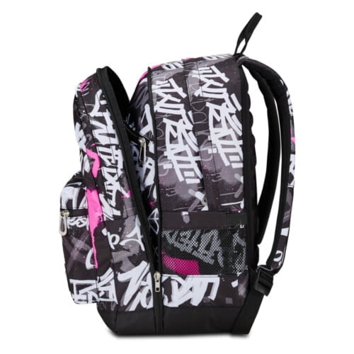Zaino SEVEN pro XXL DETACH Reversibile Graffiti Rosa - immagine 8