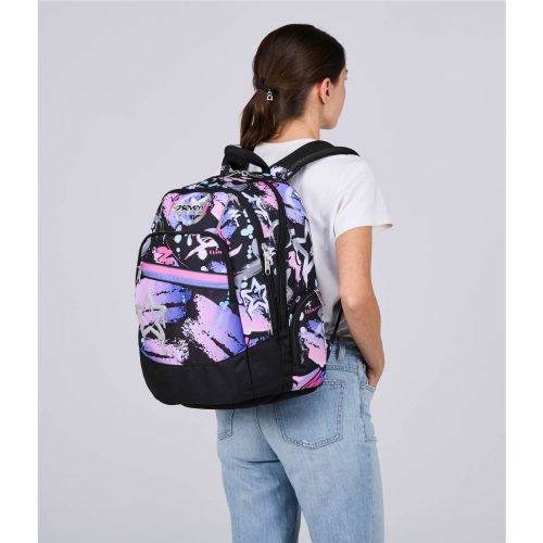 zaino seven ragazza rosa nero 4