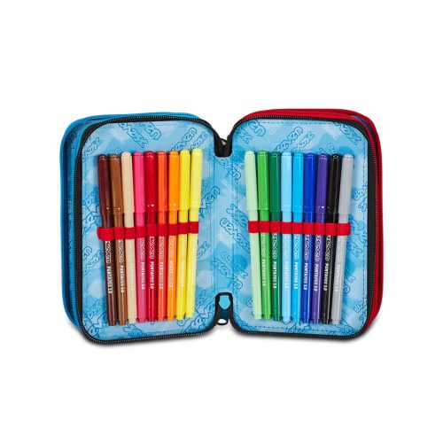 astuccio scuola elementare 3 scomparti 5