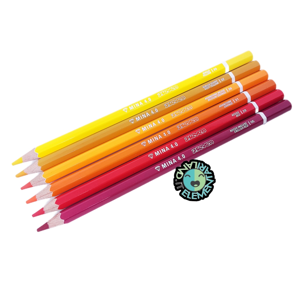 Matite Colorate SEVEN - SINGOLI COLORI - Mina Pro 4.0 mm - immagine 2