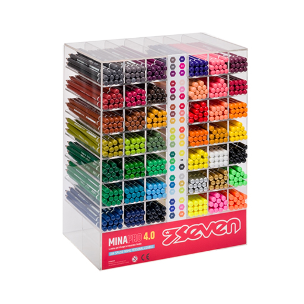 Featured image for “Matite Colorate SEVEN - SINGOLI COLORI - Mina Pro 4.0 mm”