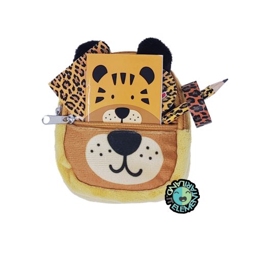 PORTAMONETE SJ Mini Zainetto TIGRE con Cancelleria - immagine 2