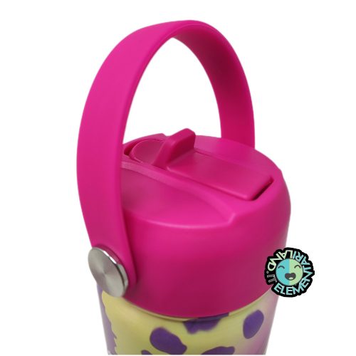Borraccia SJ Termica 500ml con Cannuccia Bambina CONIGLIETTO - immagine 4