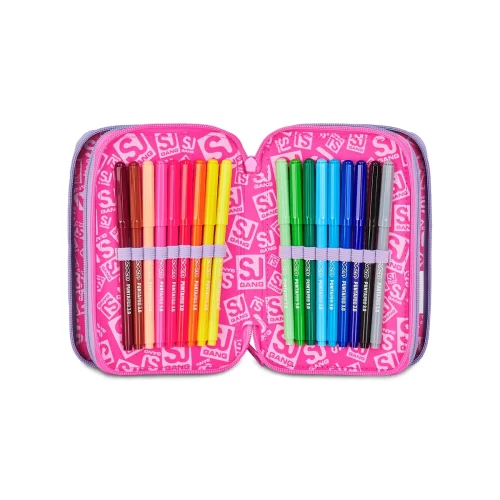 Astuccio SJ 3 ZIP - CONIGLIETTO - Fantasys Girl Bambina - immagine 5