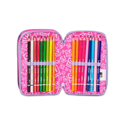 Astuccio SJ 3 ZIP - CONIGLIETTO - Fantasys Girl Bambina - immagine 6