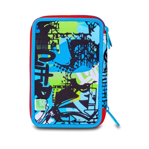 Astuccio SJ 3 ZIP Bambino - MOSTRO - Fantasys Boy - immagine 7