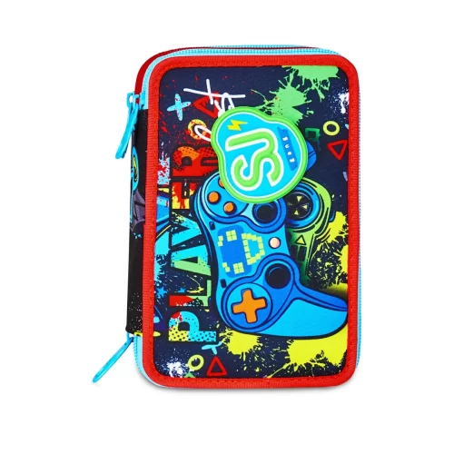 Astuccio SJ 3 ZIP Bambino - JOYSTICK - Game Led Boy - immagine 6