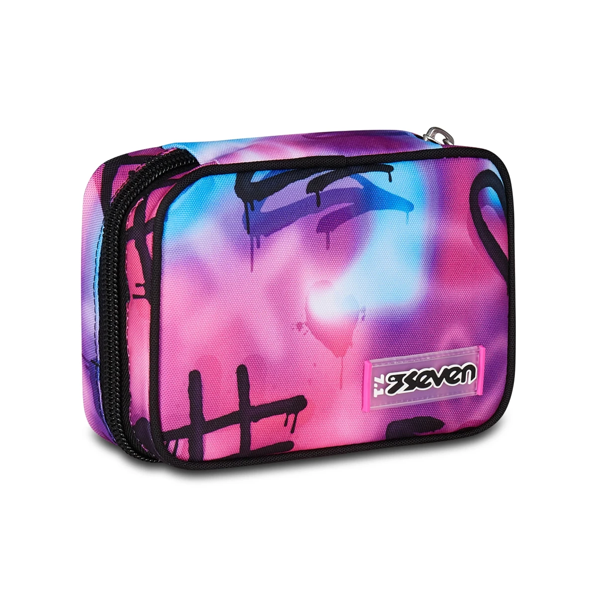 Astuccio SEVEN Speed Pad New - SPRINT PAINT GIRL - Con Ganci, Tasca e Scomparto Estraibile - immagine 3