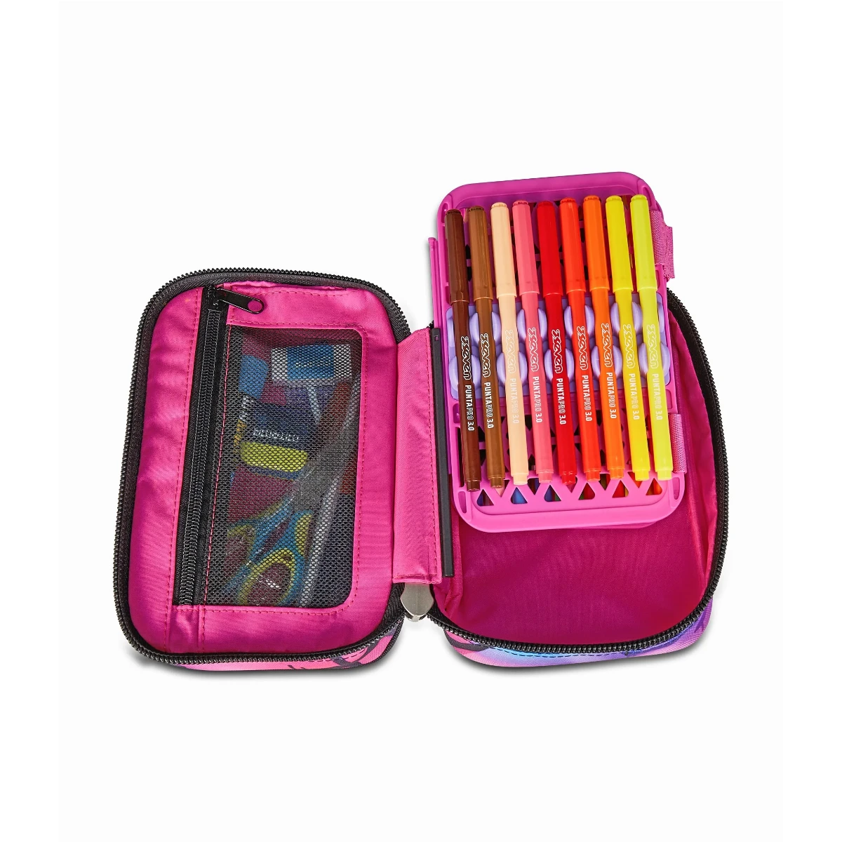 Astuccio SEVEN Speed Pad New - SPRINT PAINT GIRL - Con Ganci, Tasca e Scomparto Estraibile - immagine 5