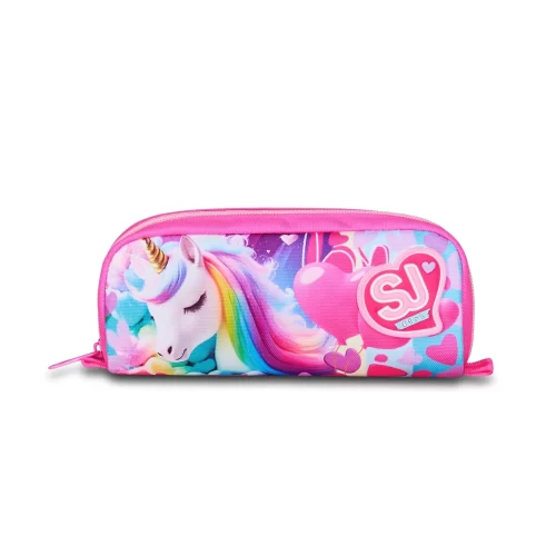 Bustina SJ Portapenne - UNICORNO - FLYUNICORN GIRL Bambina - immagine 3