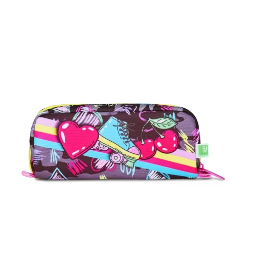 Bustina SJ Portapenne - CUORE - GAME LED GIRL Bambina - immagine 2