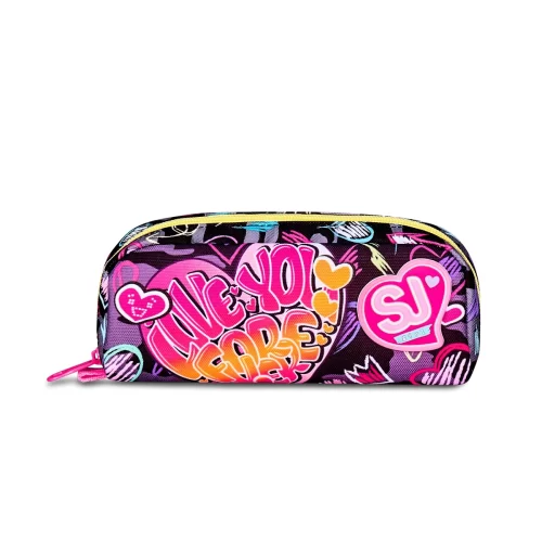Bustina SJ Portapenne - CUORE - GAME LED GIRL Bambina - immagine 3