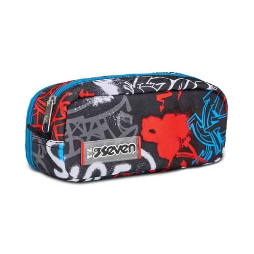 Astuccio Bustina SEVEN Portapenne DOPPIO - HALF STREET - Graffiti