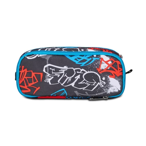 Astuccio Bustina SEVEN Portapenne DOPPIO - HALF STREET - Graffiti - immagine 4