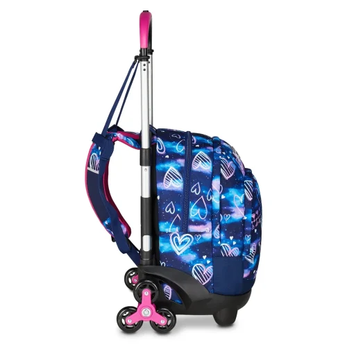Trolley SEVEN FLEX Separabile 3 RUOTE - Gloomy Heart Bambina - immagine 2