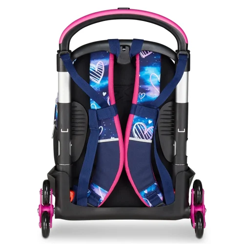 Trolley SEVEN FLEX Separabile 3 RUOTE - Gloomy Heart Bambina - immagine 7