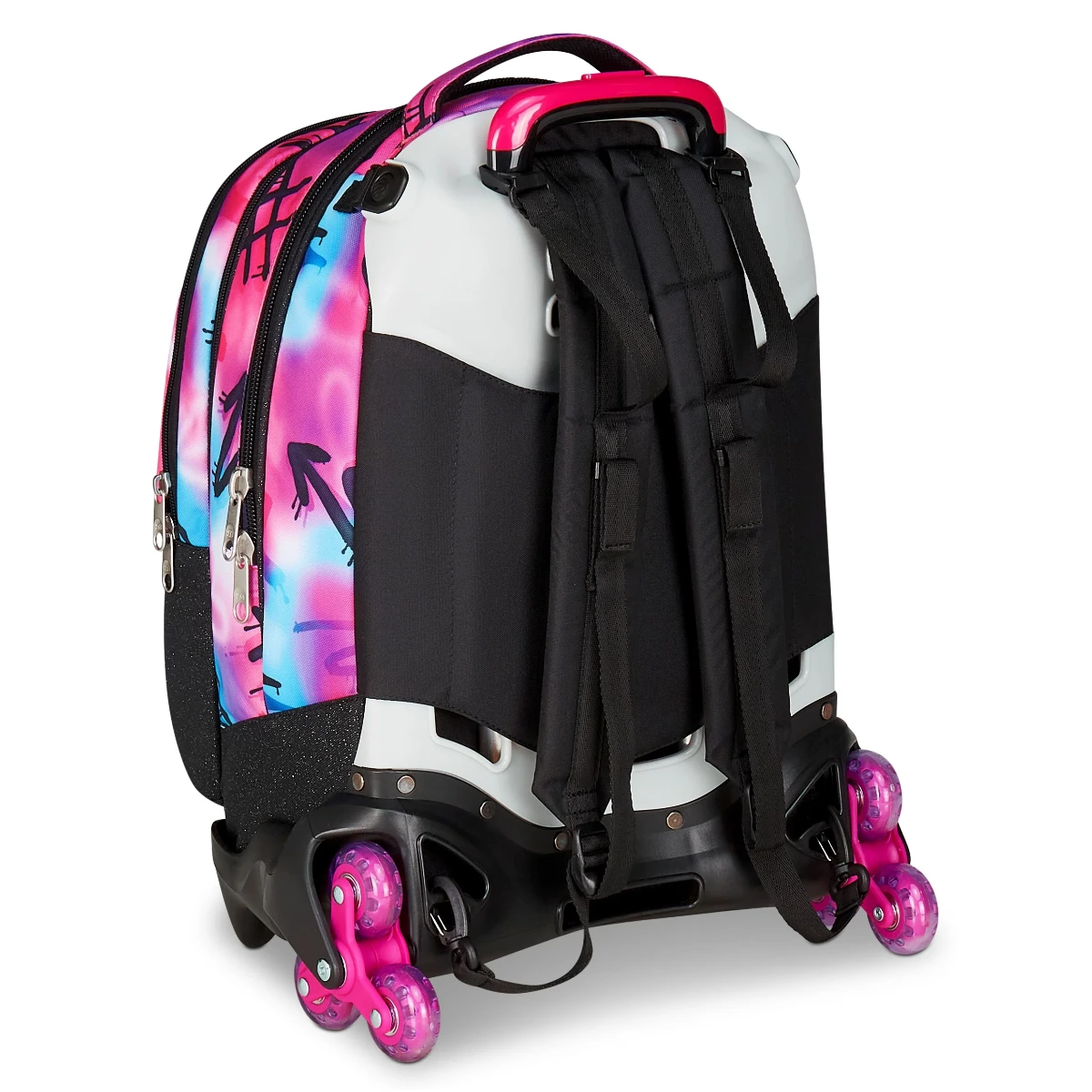 Trolley SEVEN Separabile 3 RUOTE DETACH - EXTRA GRANDE - Sprint Paint Girl - immagine 8