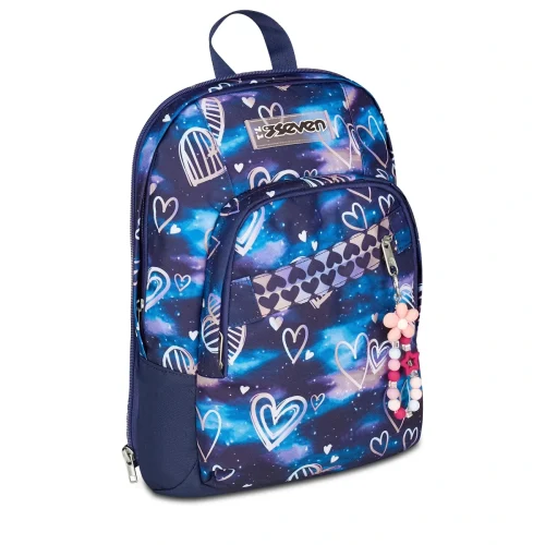 Zaino SEVEN Dual DETACH con Zainetto Staccabile GLOOMY HEART Girl - immagine 11