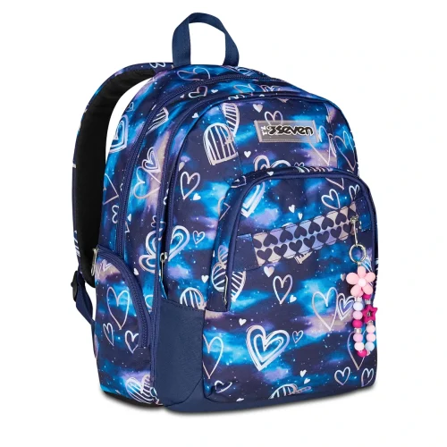 Zaino SEVEN Dual DETACH con Zainetto Staccabile GLOOMY HEART Girl - immagine 3