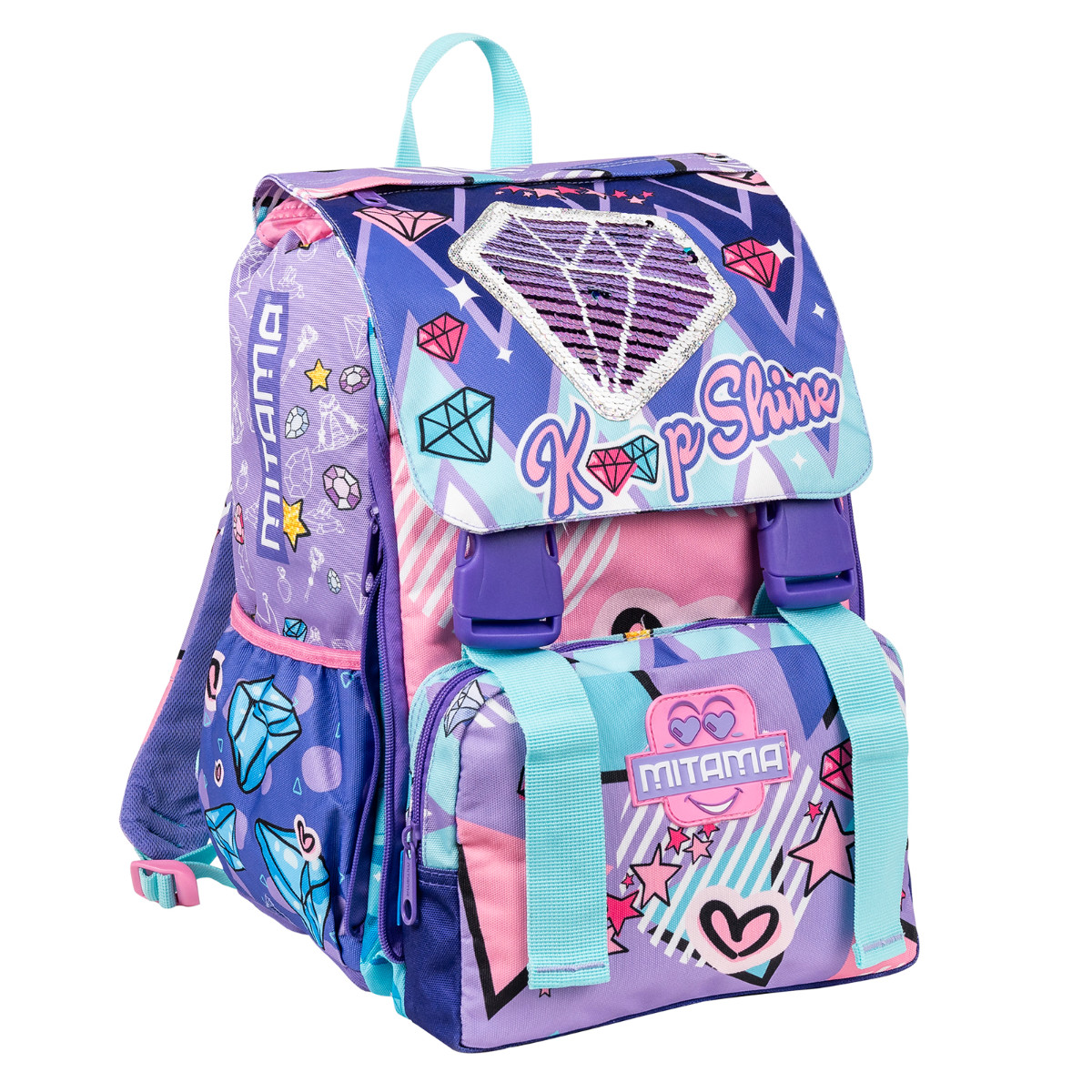 Featured image for “Zaino MITAMA Estensibile 4Zip Bambina - DOUBLE DIAMOND -”