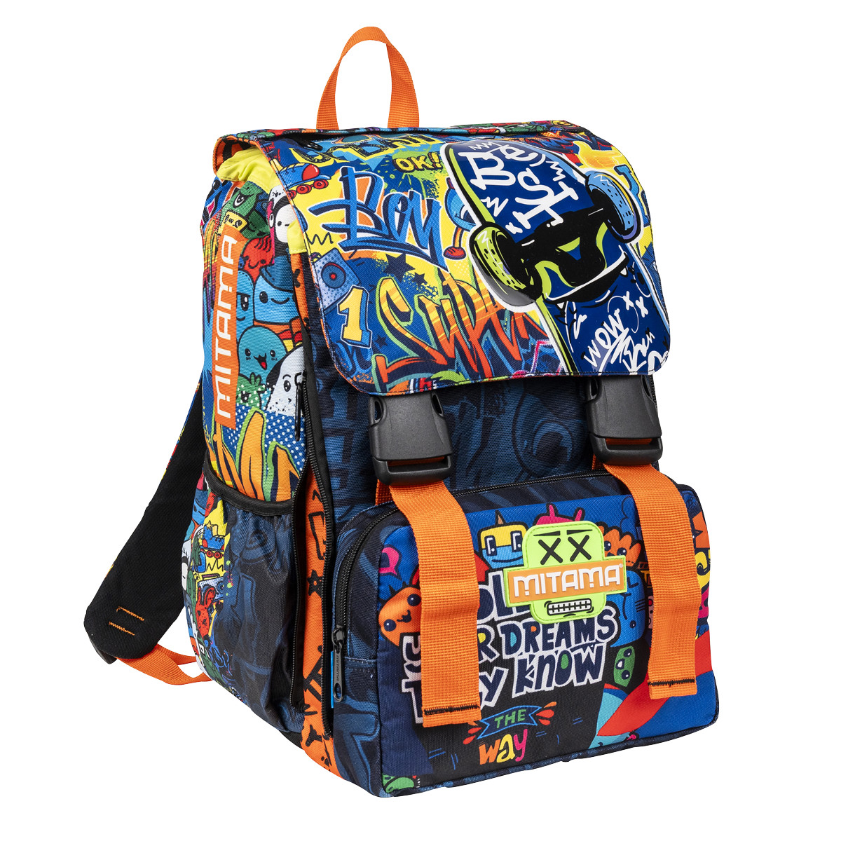 Featured image for “Zaino MITAMA Estensibile 4Zip Bambino - SKATE DREAM -”