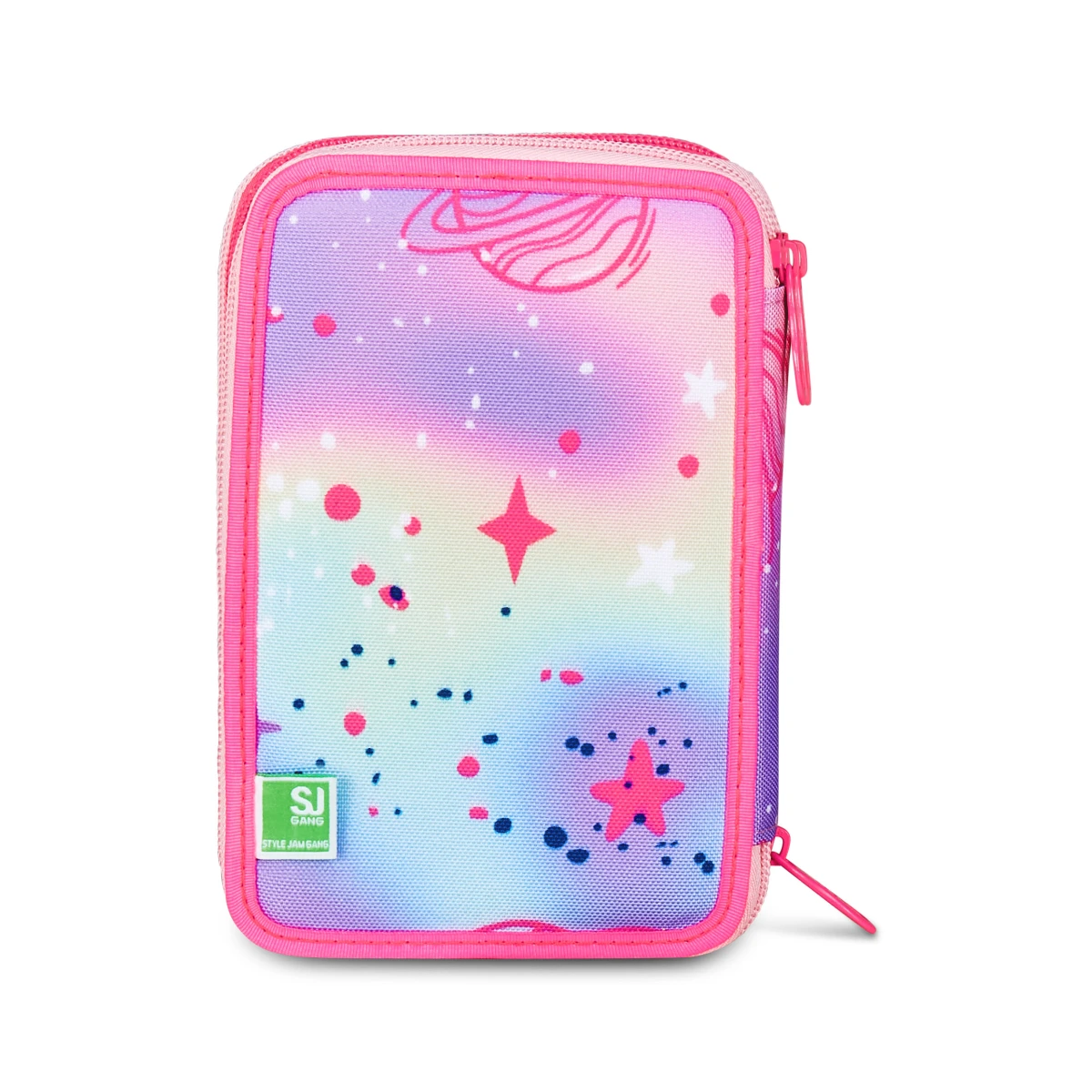 Astuccio SJ 3 ZIP - GATTO ROSA - Cat Led Girl Bambina - immagine 7