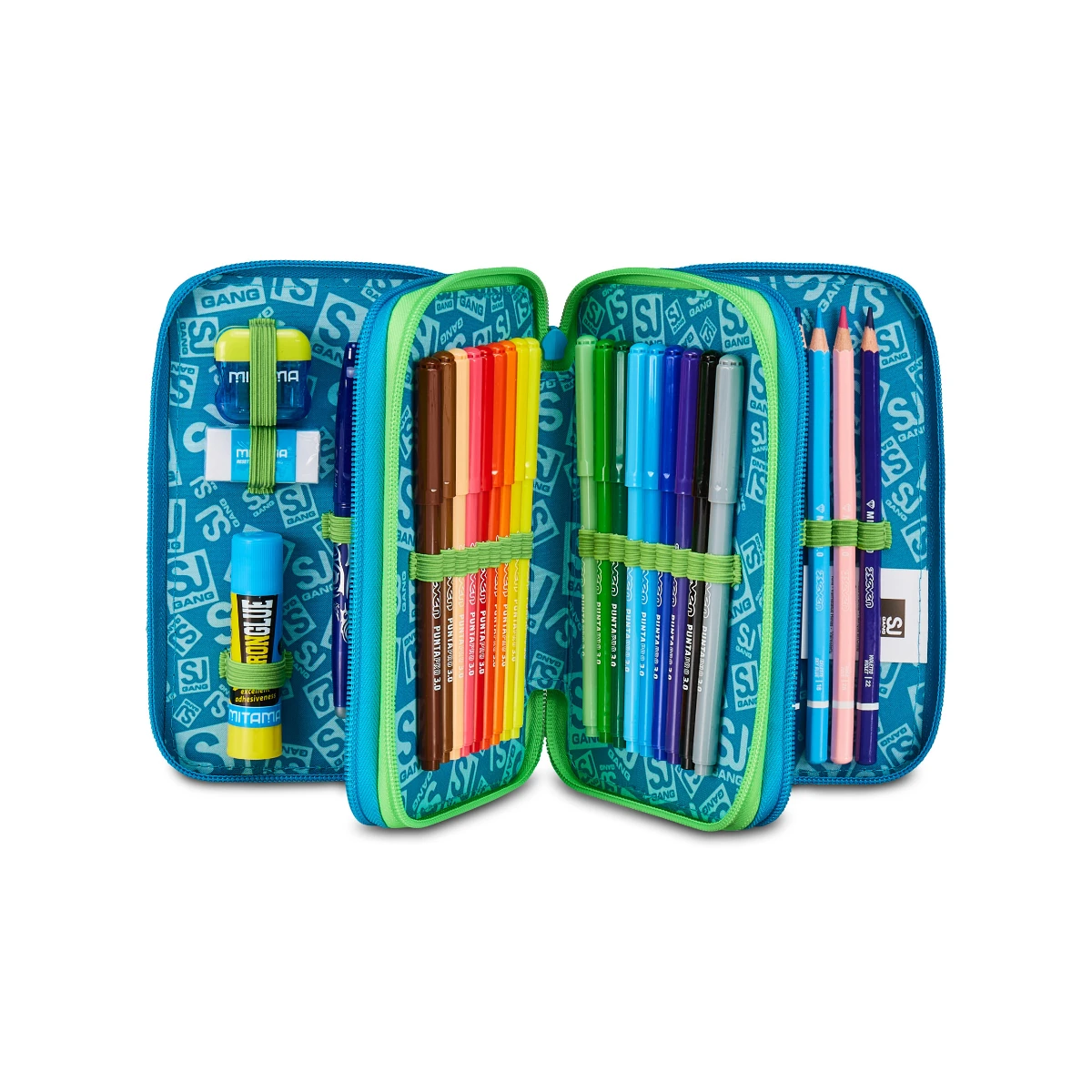 Astuccio SJ 3 ZIP - TIGRE - Air Tiger Boy Bambino - immagine 2