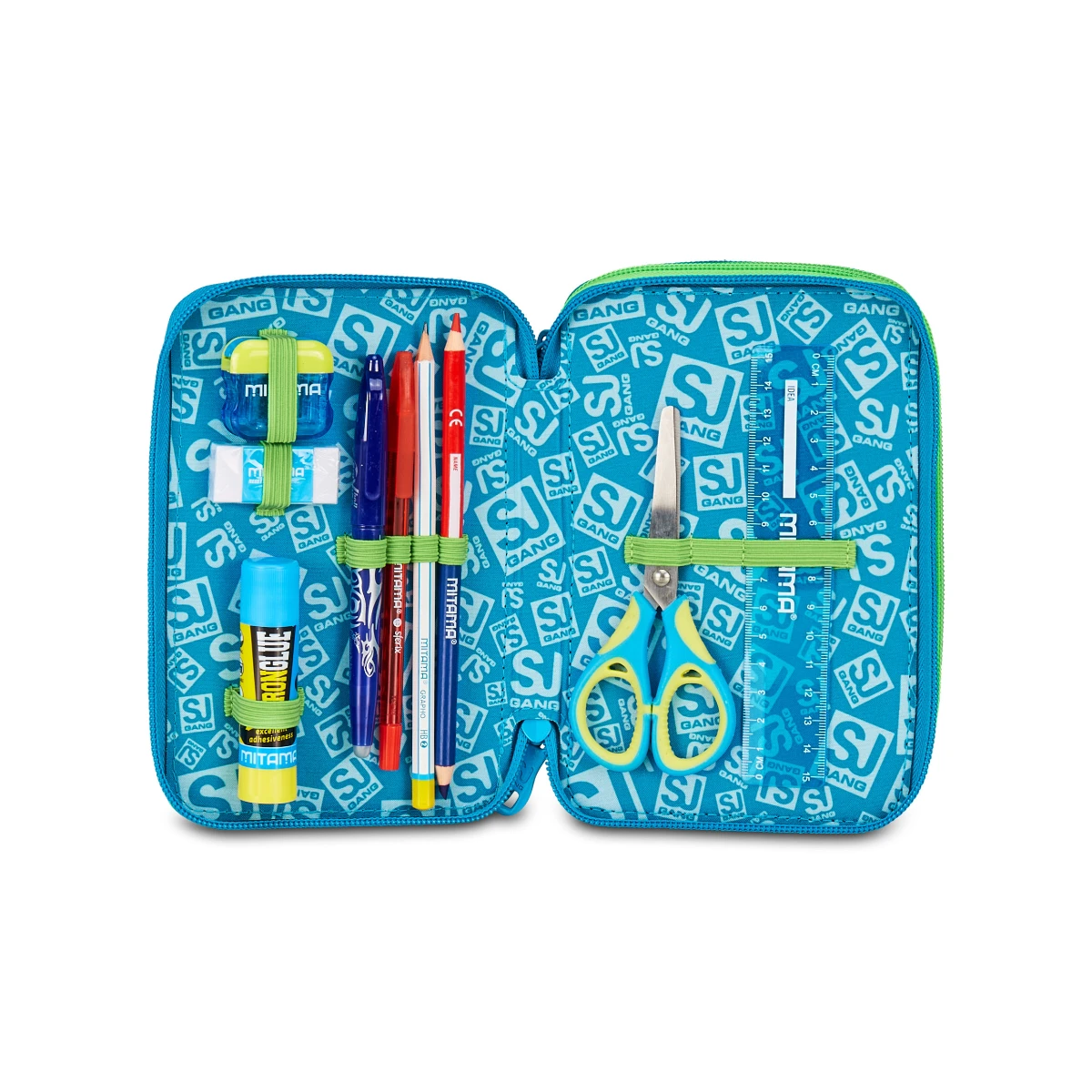 Astuccio SJ 3 ZIP - TIGRE - Air Tiger Boy Bambino - immagine 3