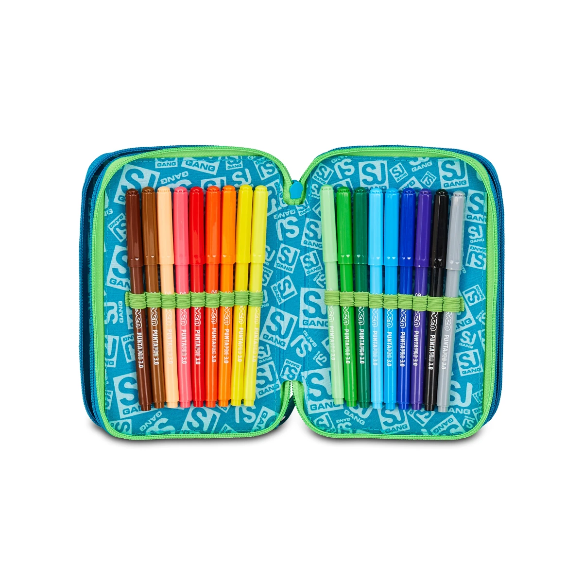Astuccio SJ 3 ZIP - TIGRE - Air Tiger Boy Bambino - immagine 4