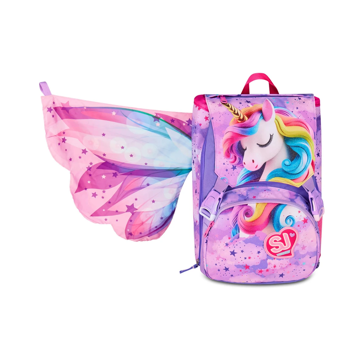 Zaino SJ Estensibile Big Bambina - FABLE JOURNEY - UNICORNO Vola Con Me - immagine 10