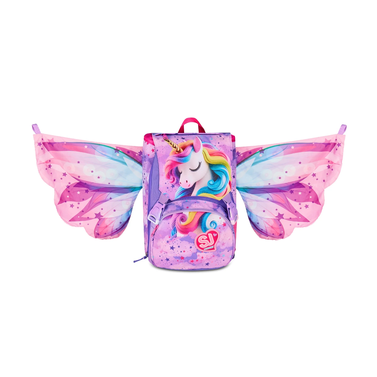 Zaino SJ Estensibile Big Bambina - FABLE JOURNEY - UNICORNO Vola Con Me - immagine 11