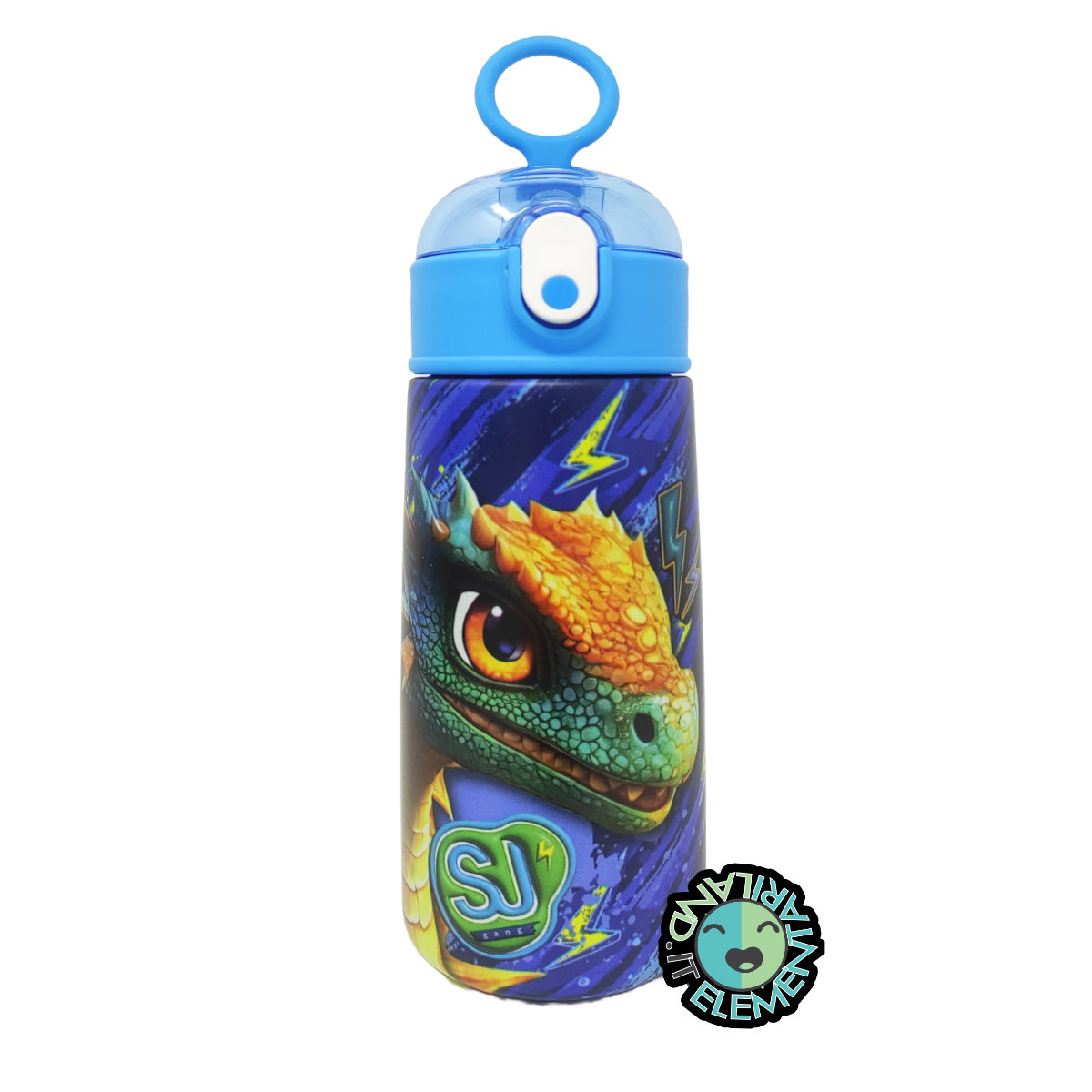 Featured image for “Borraccia SJ Termica PICCOLA con Cannuccia Bambino DRAGO”