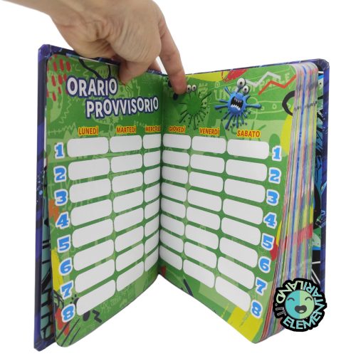 diario scuola con orario