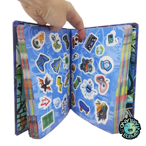 diario scuola con stickers