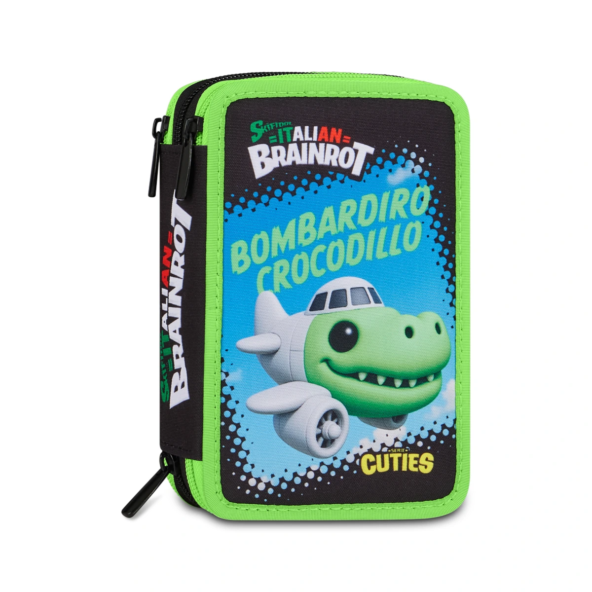 Featured image for “Astuccio 3 zip Italian BRAINROT - Bombardiro Crocodillo - Skifidol”