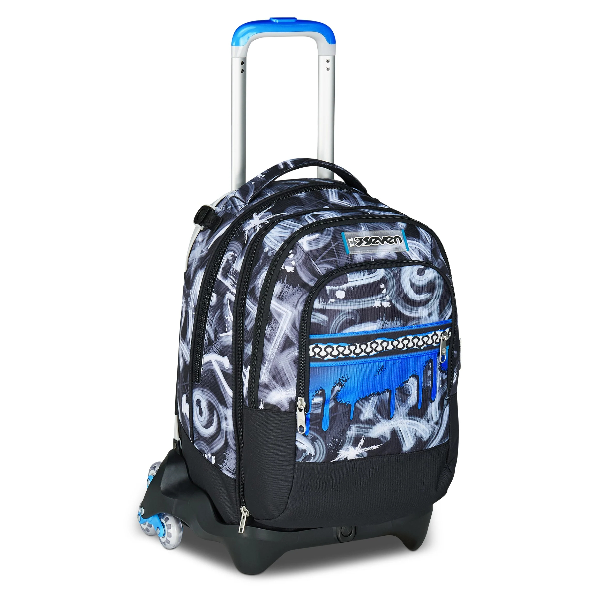 Trolley SEVEN Separabile 3 RUOTE DETACH - EXTRA GRANDE - Graffiti Boy - immagine 3