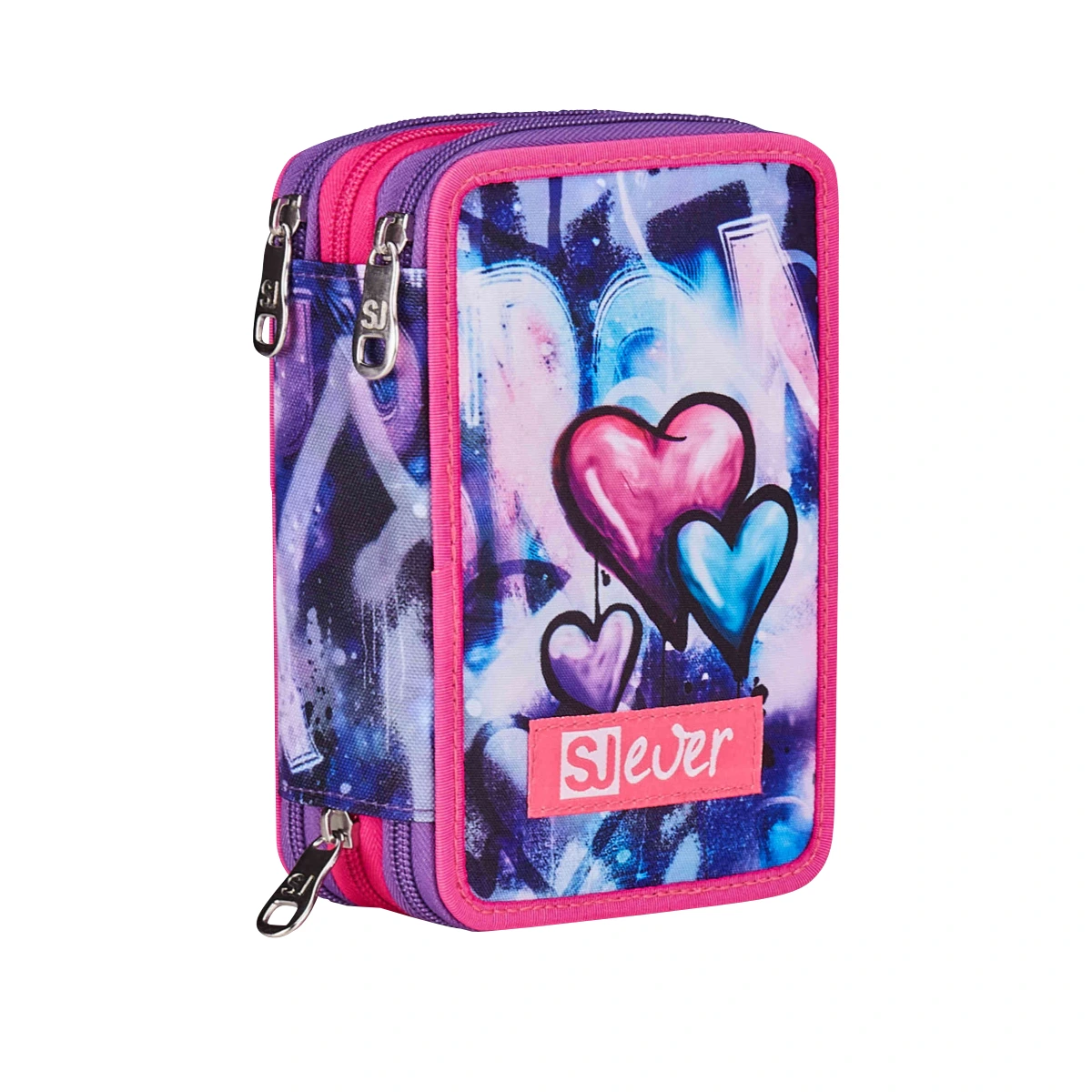 PACCHETTO Zaino + Astuccio SJ Ever Bambina - MULTIVIOLET - - immagine 7