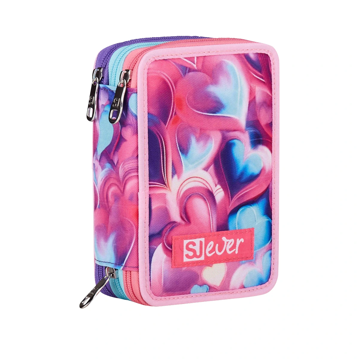 PACCHETTO Zaino + Astuccio SJ Ever Bambina - PINK BEAT - - immagine 7