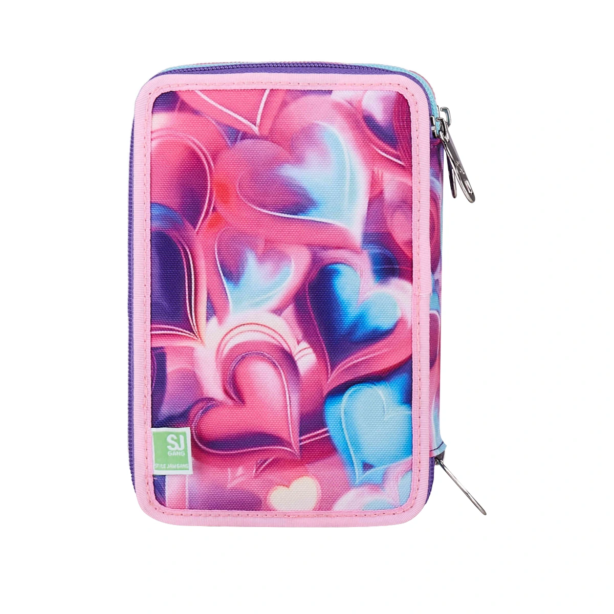 PACCHETTO Zaino + Astuccio SJ Ever Bambina - PINK BEAT - - immagine 9