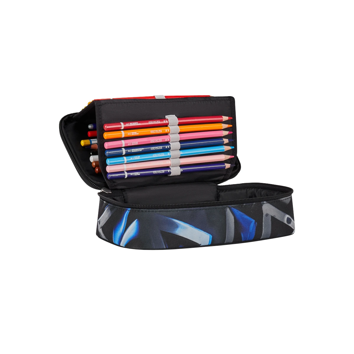 Astuccio Quick Case SEVEN Freethink Zig Zag Nero Blu - immagine 5