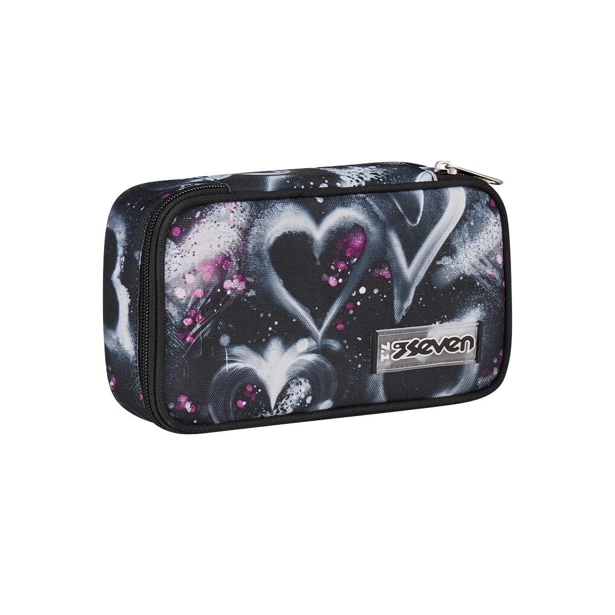 Featured image for “Astuccio Quick Case SEVEN Freethink Cuori Bianco Nero”