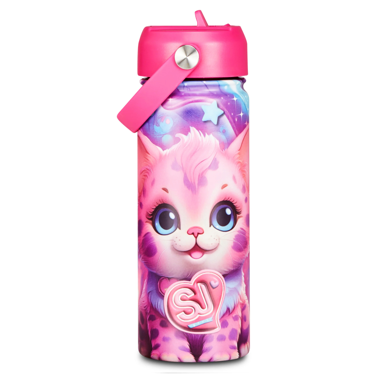 Featured image for “Borraccia SJ Termica 500 ml con Cannuccia Bambina GATTINO”