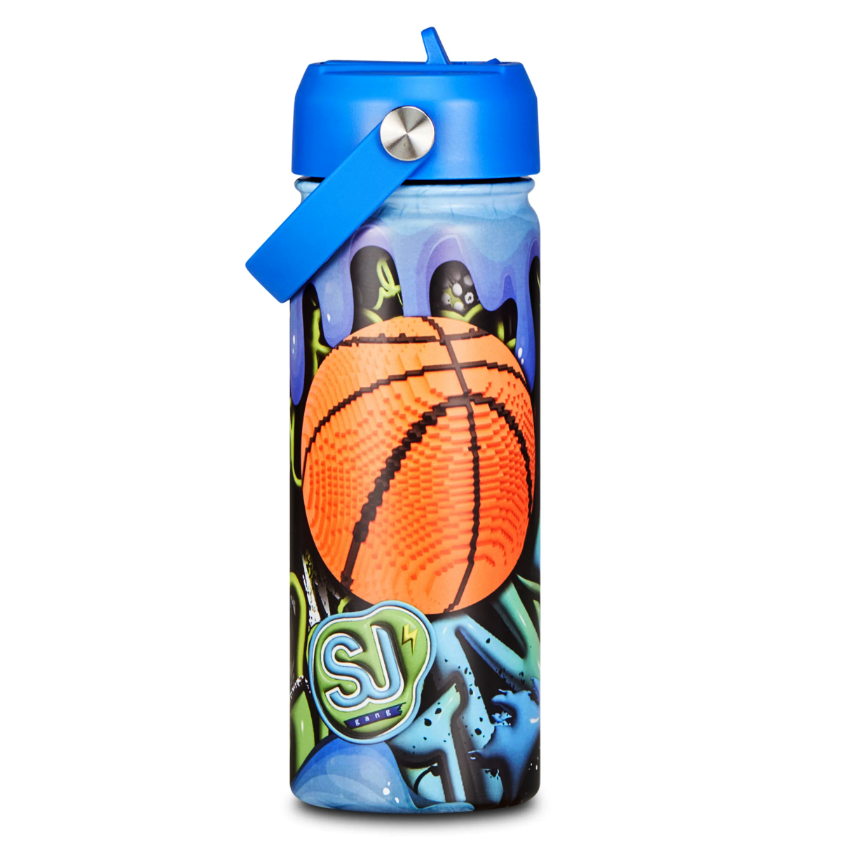 Featured image for “Borraccia SJ Termica 500 ml con Cannuccia Bambino BASKET”