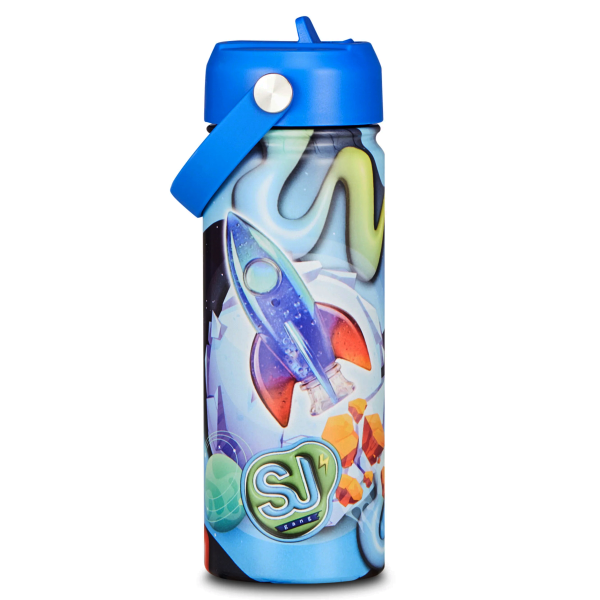 Featured image for “Borraccia SJ Termica 500 ml con Cannuccia Bambino RAZZO SPAZIALE”