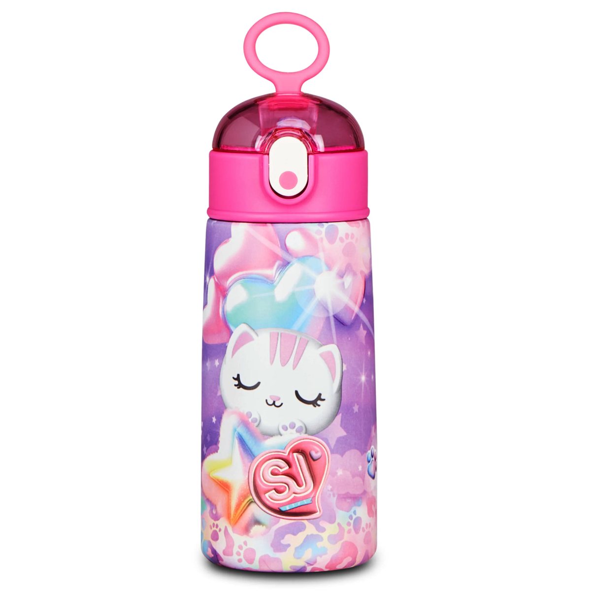 Featured image for “Borraccia SJ Termica PICCOLA con Cannuccia Bambina GATTINO”