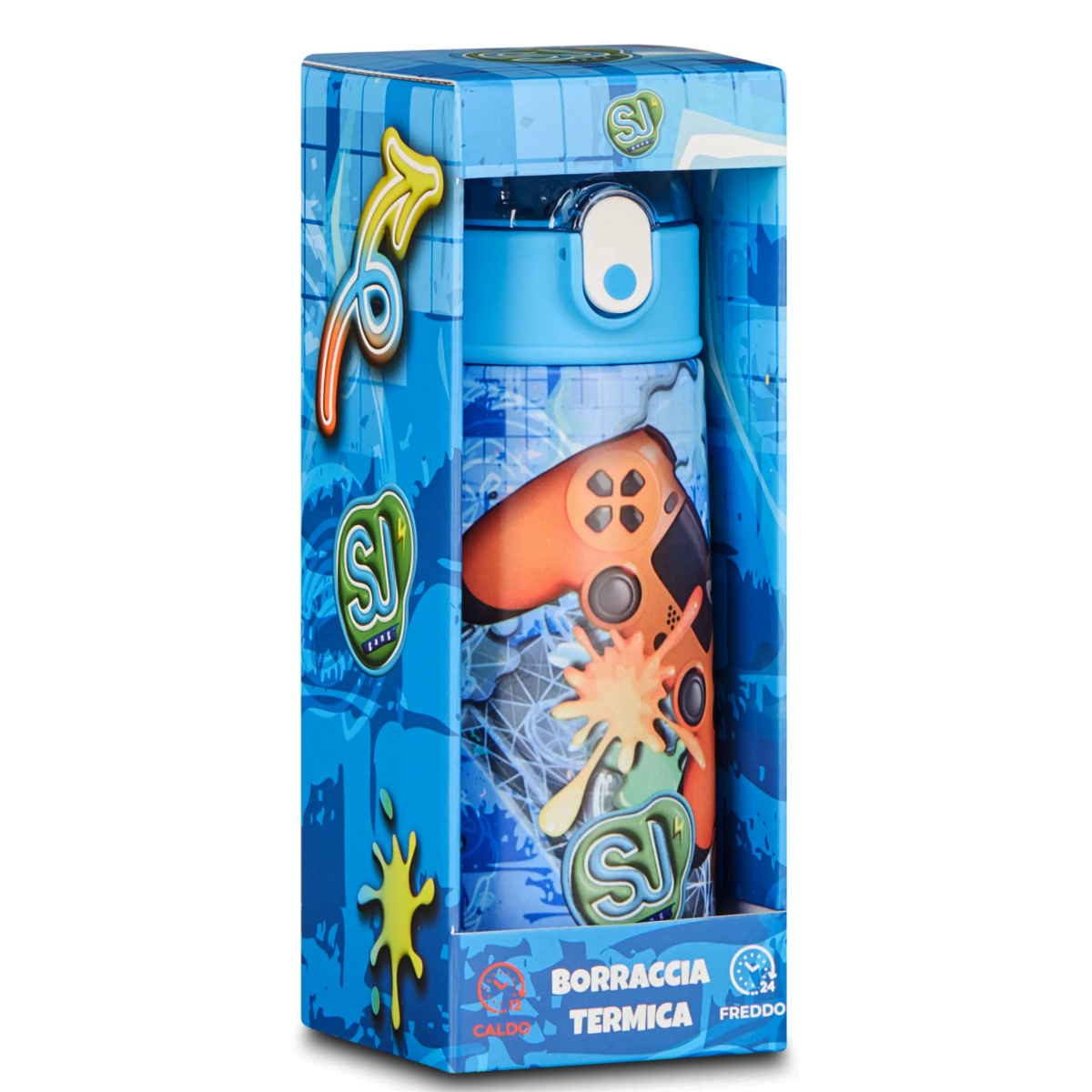 Borraccia SJ Termica PICCOLA con Cannuccia Bambino JOYSTICK - immagine 4