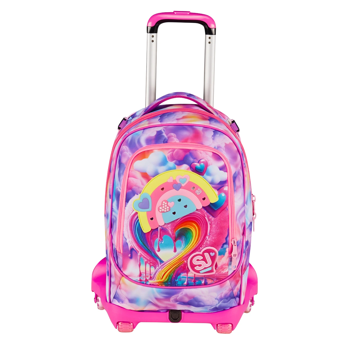 Trolley SJ Separabile 8 RUOTE - JOYFUL PINS - Arcobaleno Bambina - immagine 4