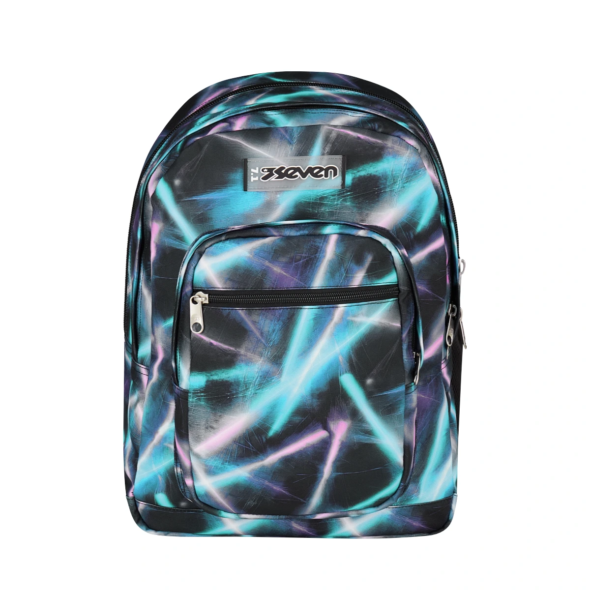 Featured image for “Zaino SEVEN Freethink - Linee NEON Azzurre - Bambina”